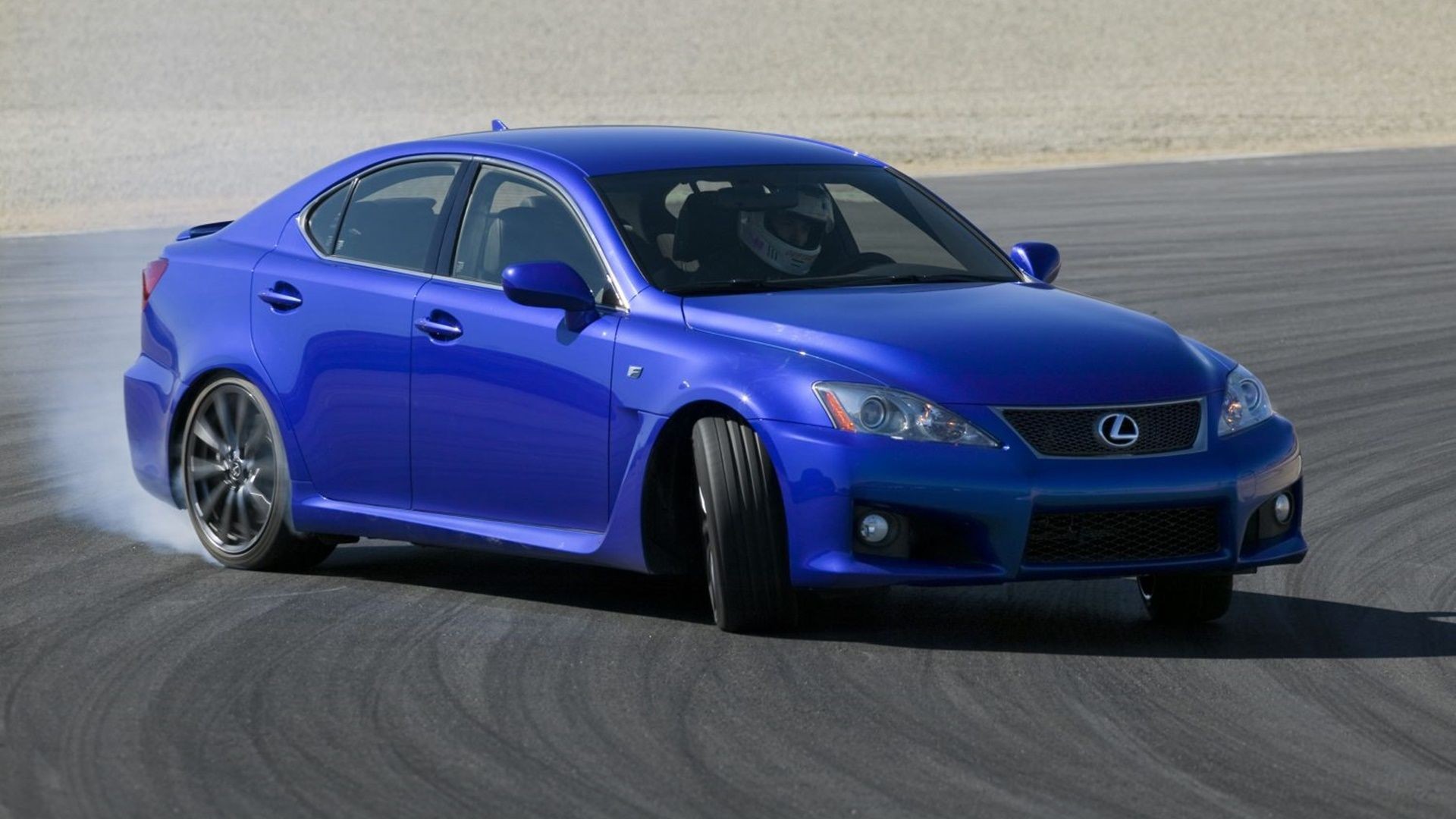 2009 Lexus IS F drifting