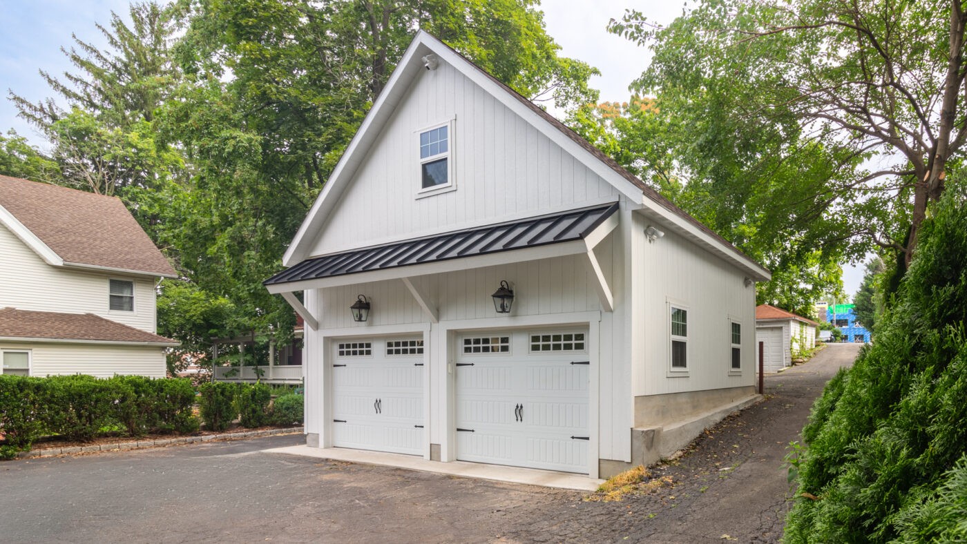 A standard 2-car garage size 