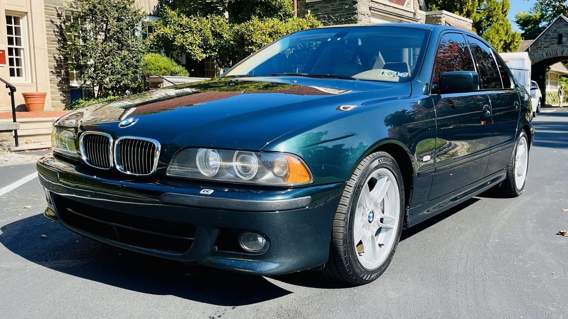 A parked 2002 BMW 540i