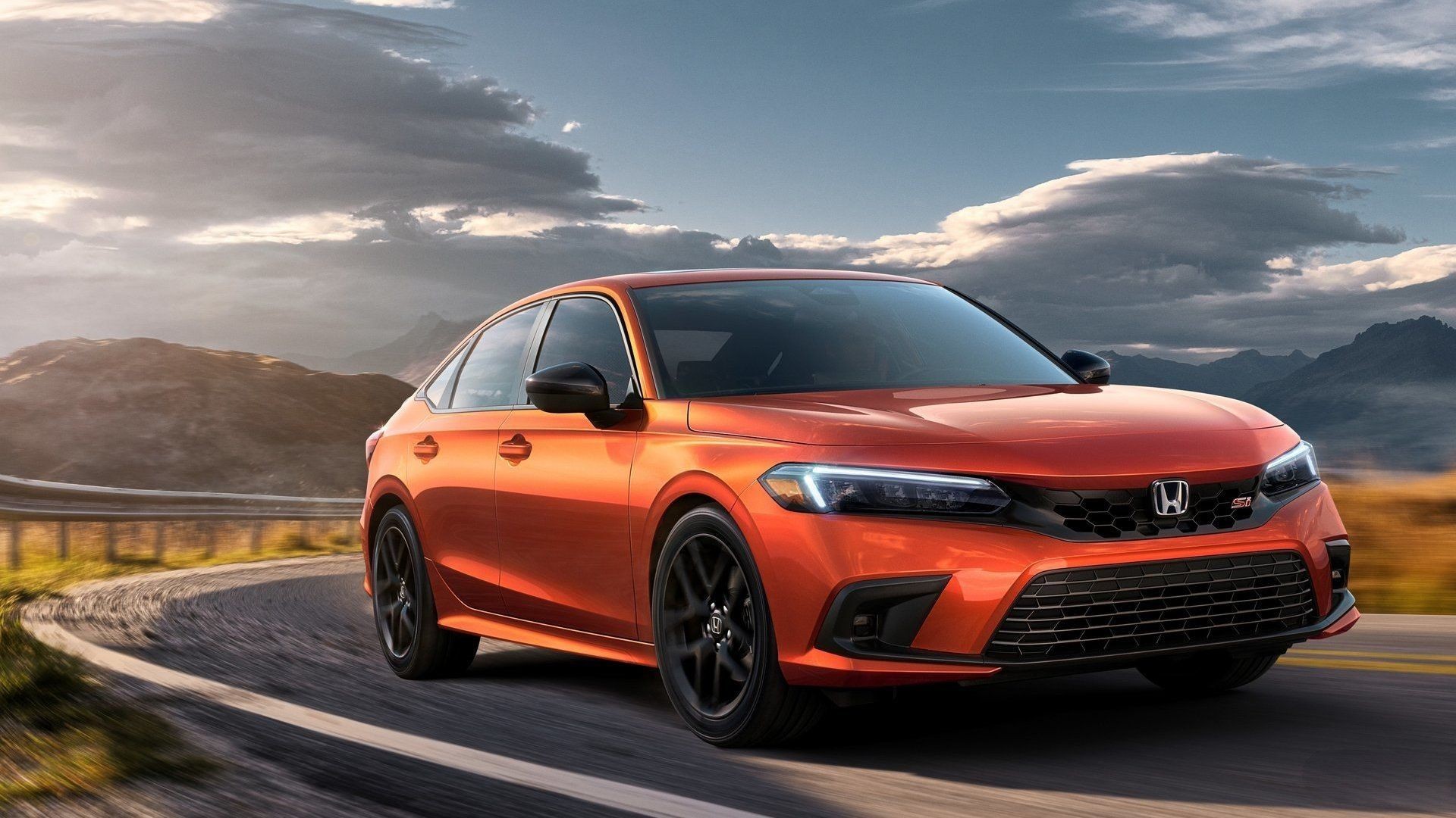 Orange 2024 Honda Civic Si