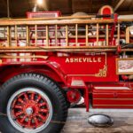 alt text: Asheville fire engine antique car museum showcasing a vintage red fire truck