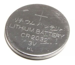 A car key replacement battery