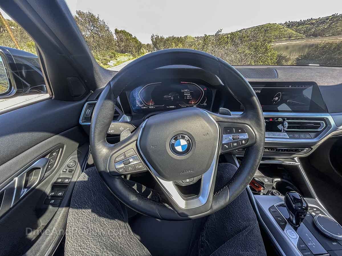 BMW 330i interior