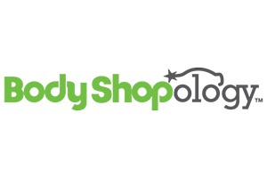 BodyShopology logo showcasing an online tool to find certified car shops near me for quality collision repair.