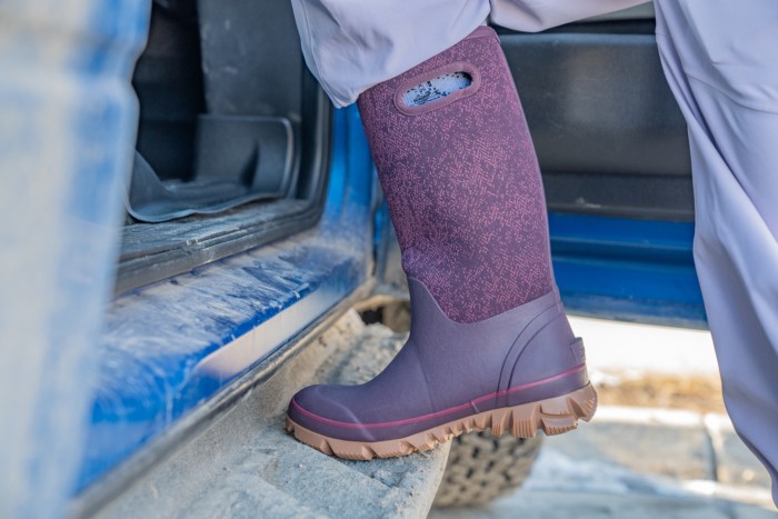 Footwear entering a vehicle, inevitably bringing in dirt and pebbles