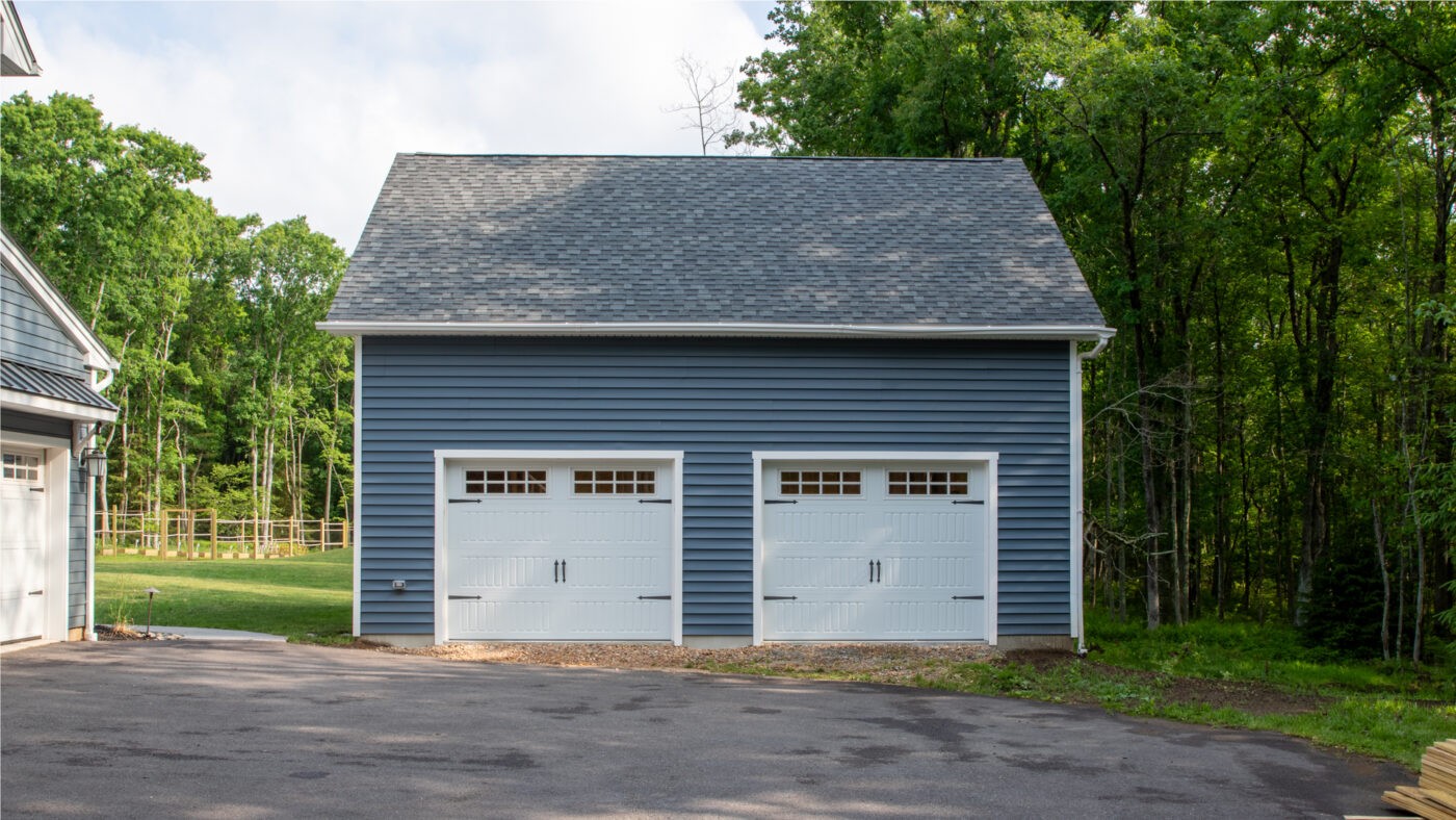 A standard 2-car garage size 