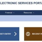 Navigating to the Career Pathways time entry section in the IHSS timesheet portal