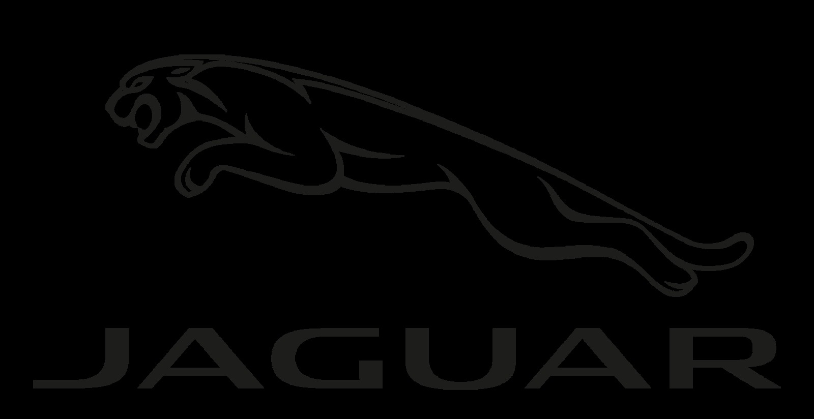 Old Jaguar car logo featuring the leaping jaguar and classic typography