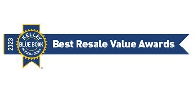 Kelley Blue Book Best Resale Value Awards 2023 Logo highlighting the importance of understanding car resale value for smart purchasing decisions.