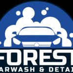 Forest Car Wash and Detail Blue Arch Logo