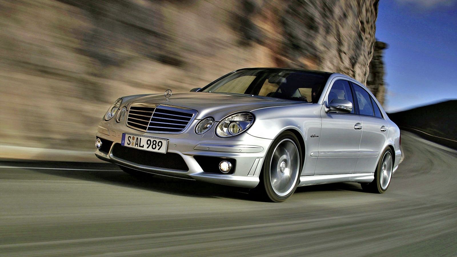 Silver 2006 Mercedes-Benz E-63 AMG