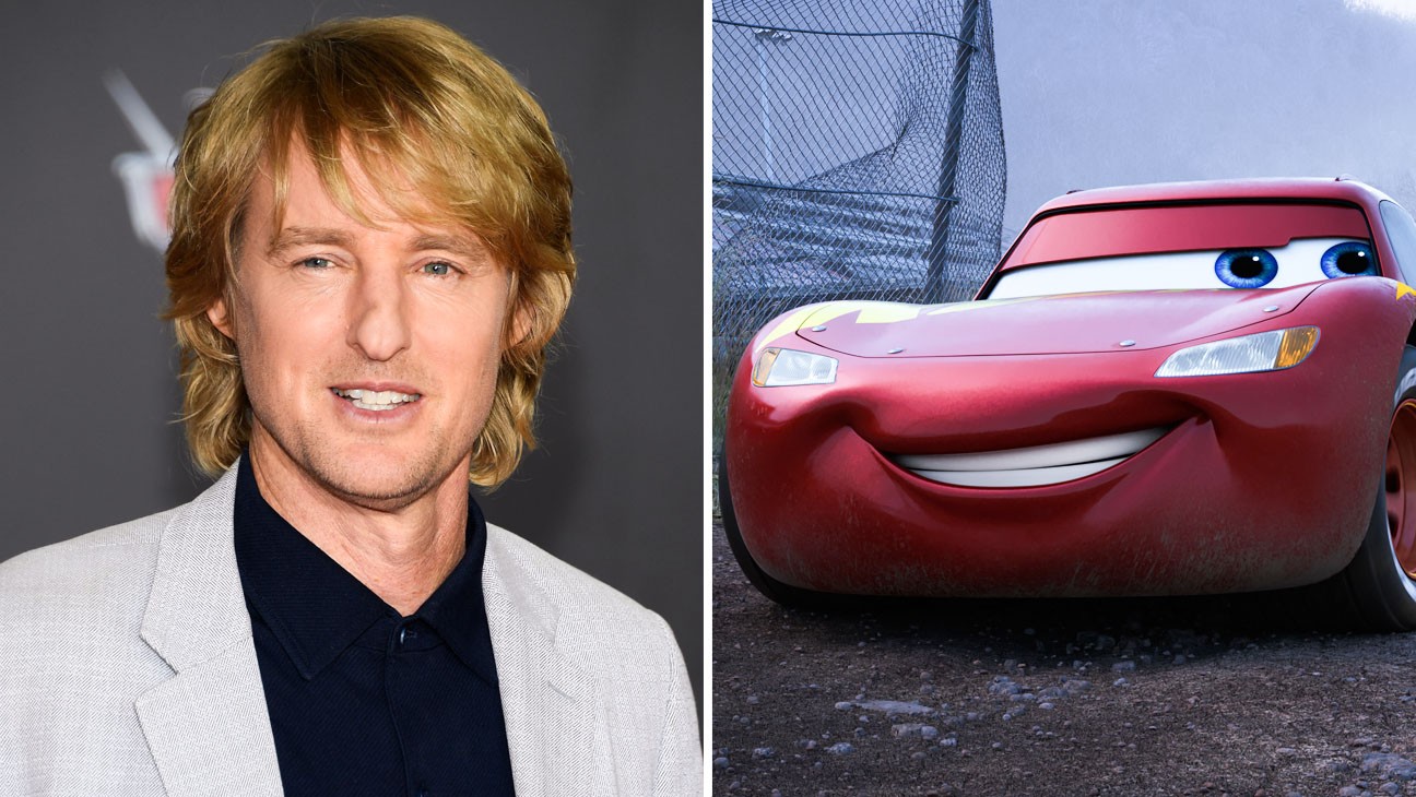 Lightning McQueen voiced by Owen Wilson