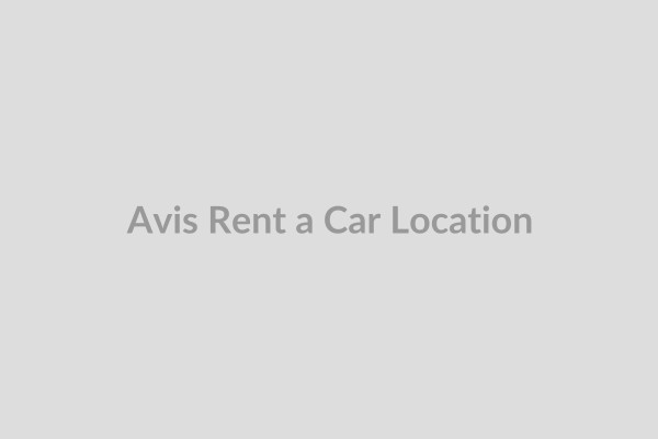 Avis car rental location sign indicating 'avis rent a car near me' search intent.