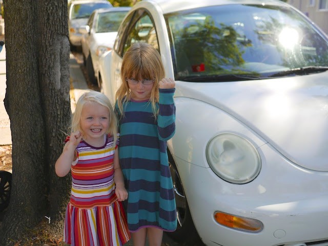 Kids watching out for Punch Buggies.