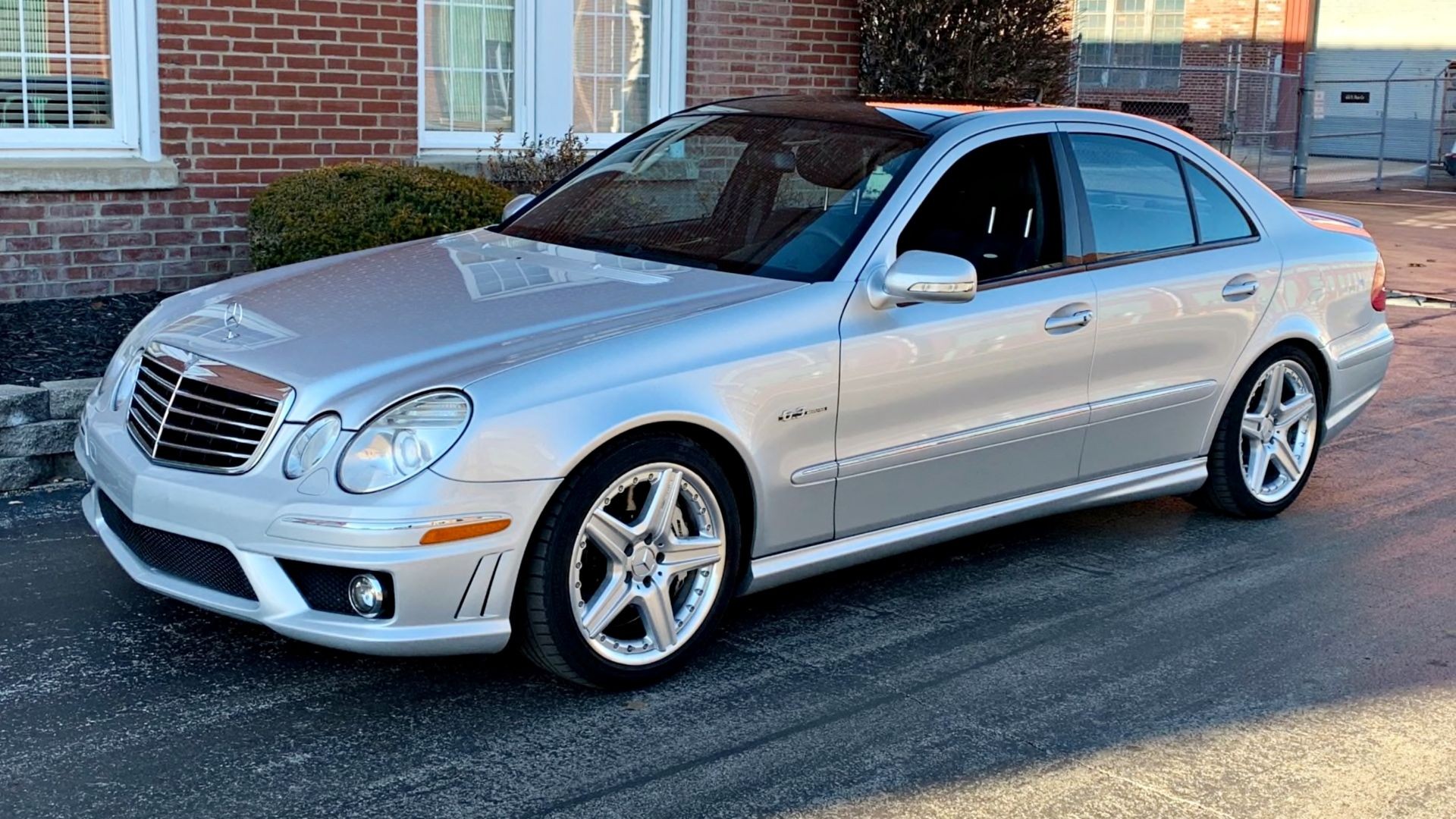 Silver 2008 Mercedes-Benz E63 AMG