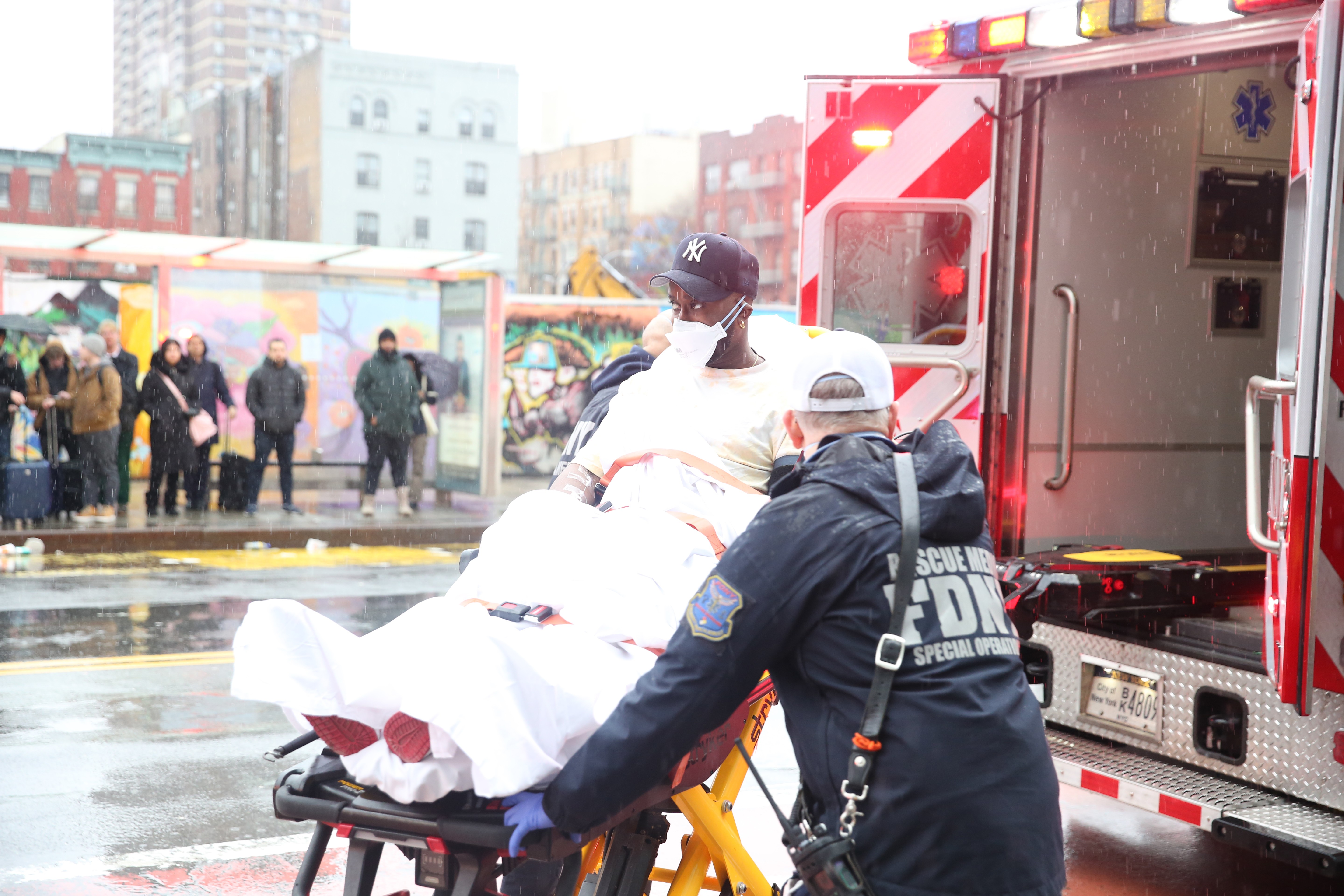 Patient being transported from CityMD urgent care in NYC due to suspected Ebola exposure, later ruled out as norovirus.