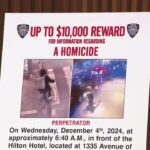 NYPD offers reward for information on UnitedHealthcare CEO shooting in Midtown Manhattan, December 4, 2024.