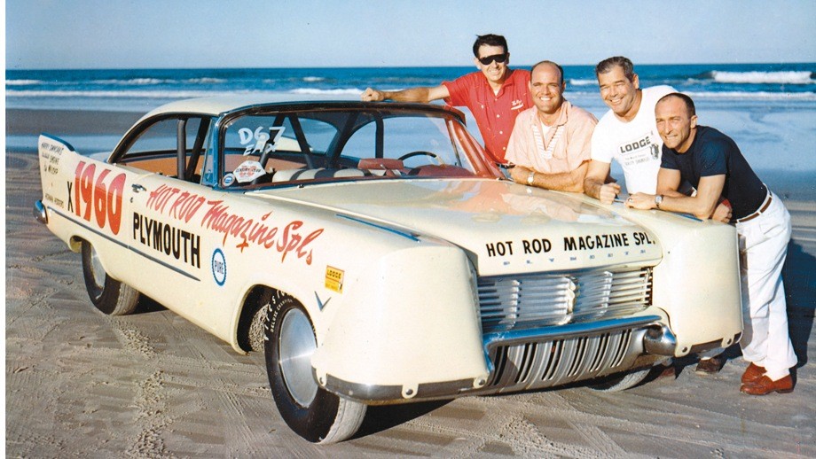 Early Funny Car at a drag racing event